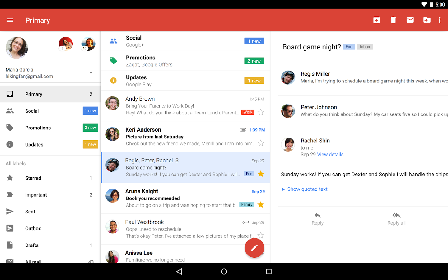 Gmail App Manages Non-Gmail Account On Android OS JUUCHINI