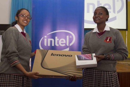 INTEL SUPPORTS GIRL SCHOOLS WITH COMPUTER DONATIONS